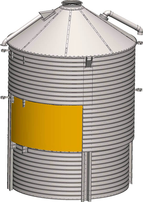 Thermal insulation system for extreme climates - Silos Spain
