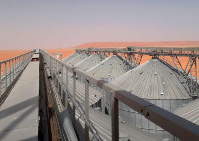 Wheat storage plant in Algeria