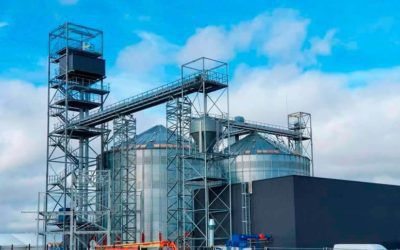 Planta de silos para pellets en Francia