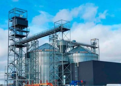 Planta de silos para pellets en Francia