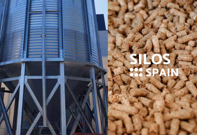 Pneumatic Loading Silo for Pellet Storage in Portugal