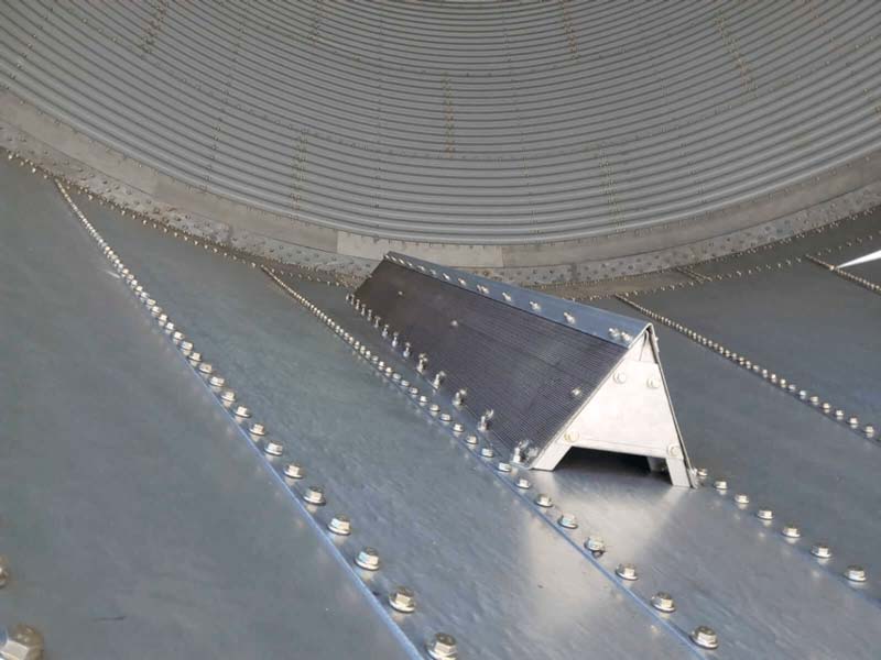 Nuevo sistema de ventilación para silos elevados