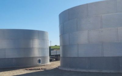 Installation of High-Capacity Water Tanks in Badajoz