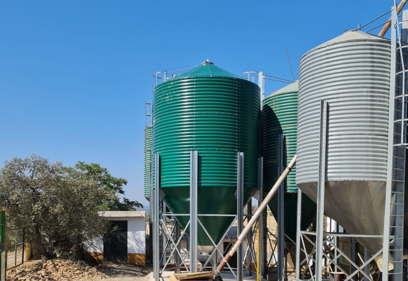 Installation of an Additional Silo at a Pig Farm in Spain