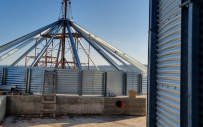 Avances en la construcción de nuestra nueva planta de almacenaje de grano en Rumanía