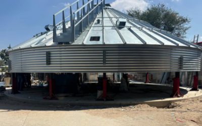 Launching the Assembly of a New Corn Storage Plant in Mexico