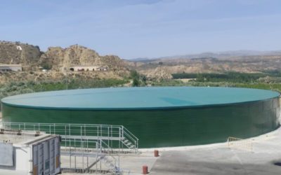 Nuevo depósito de agua de 3.000 m³ para matadero avícola en Purullena